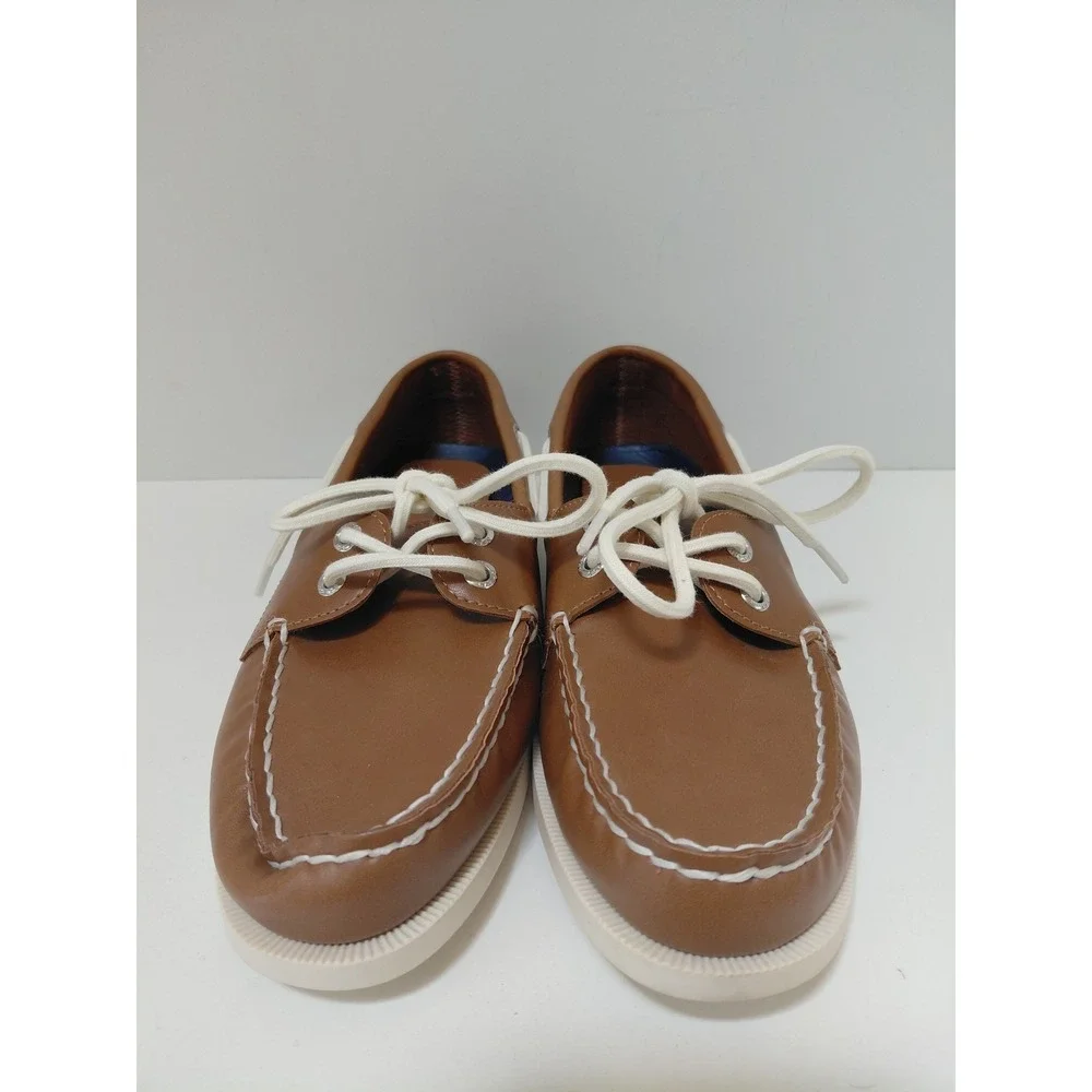 Sperry Top-Sider Lunaboat WM Tan Brown Boat Shoes Mens 7.5 Nautical Loafers